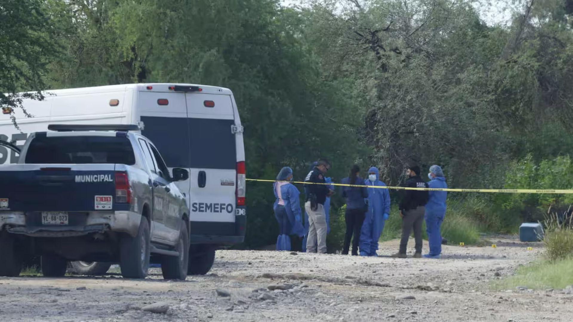 Escena del crimen en Sonora