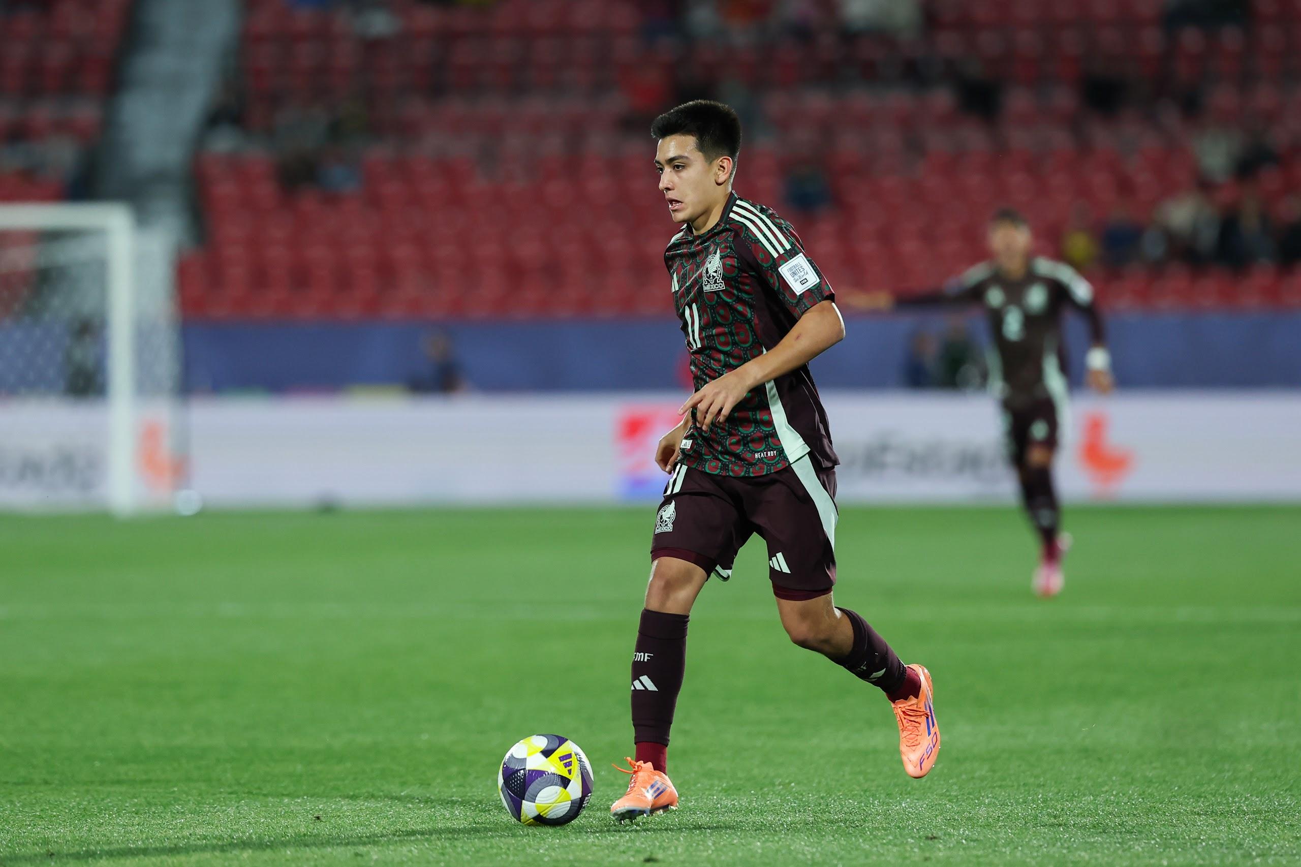 México empata a dos con Brasil en el Mundial Sub-20.