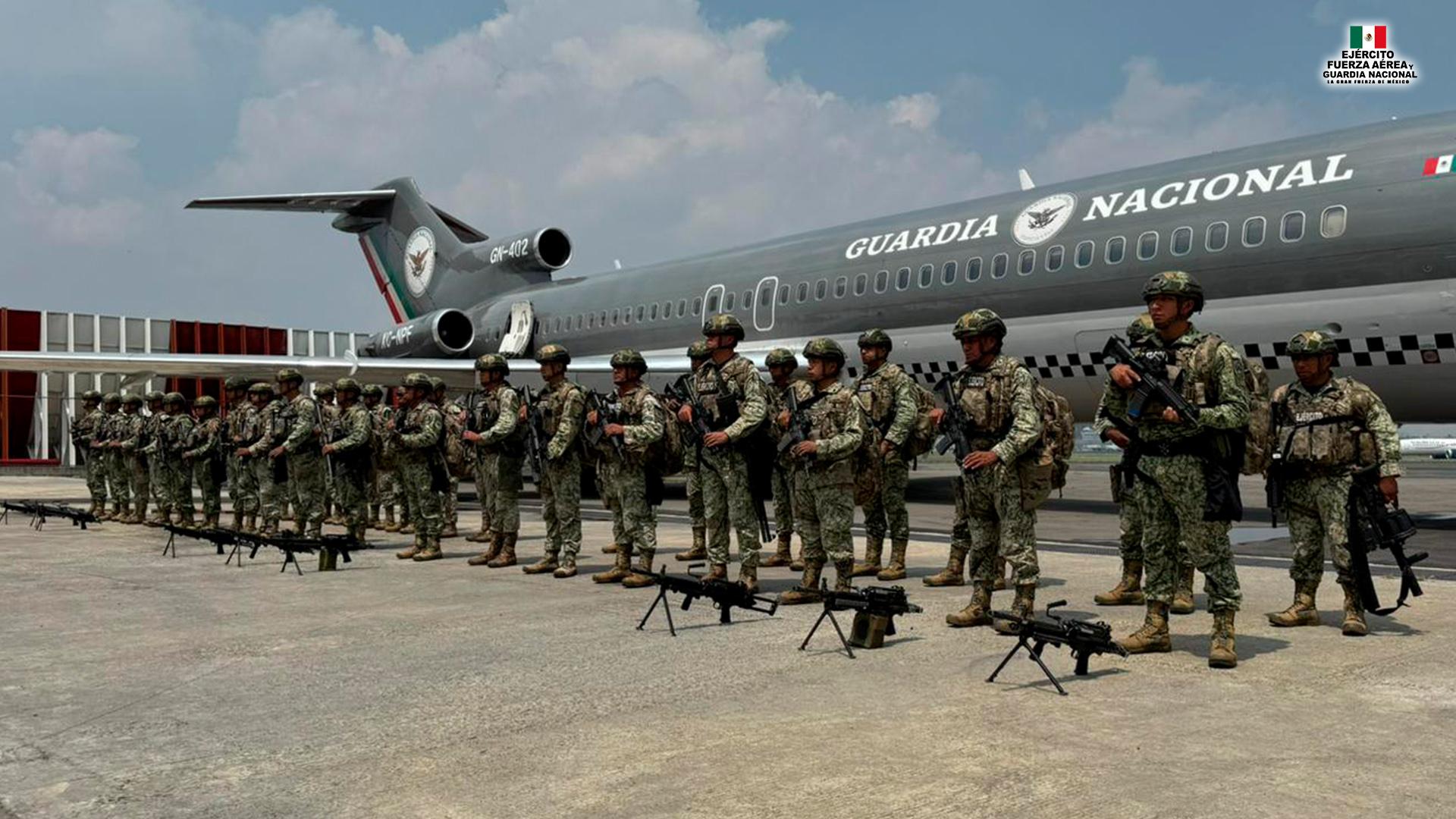 Defensa refuerza la seguridad en los estados de Baja California, Chihuahua y Guanajuato con 270 efectivos del Cuerpo de Fuerzas Especiales.