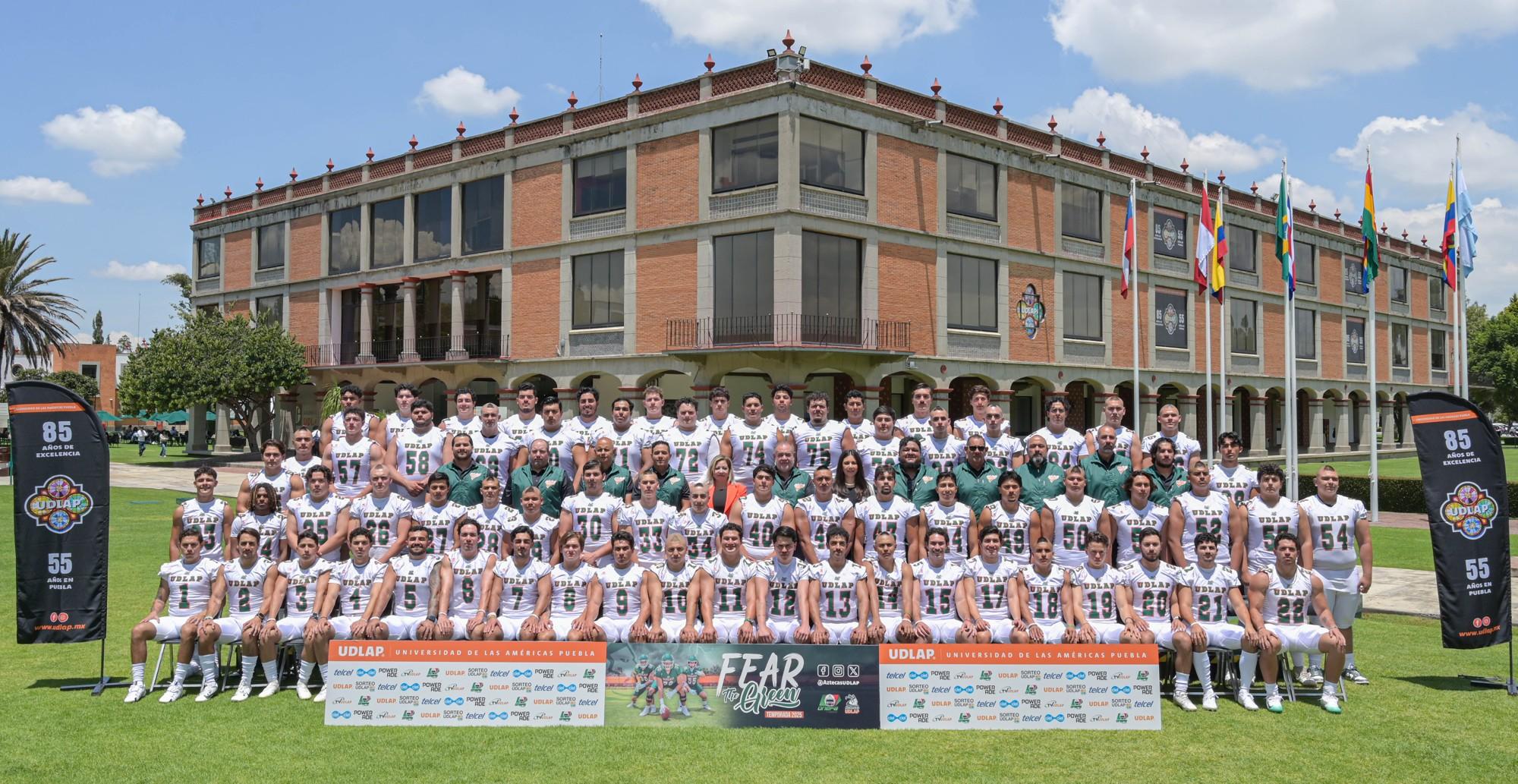 Listos los Aztecas para la Temporada 2025 en la Onefa.