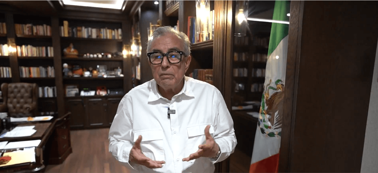Rubén  Rocha, gobernador de Sinaloa.
