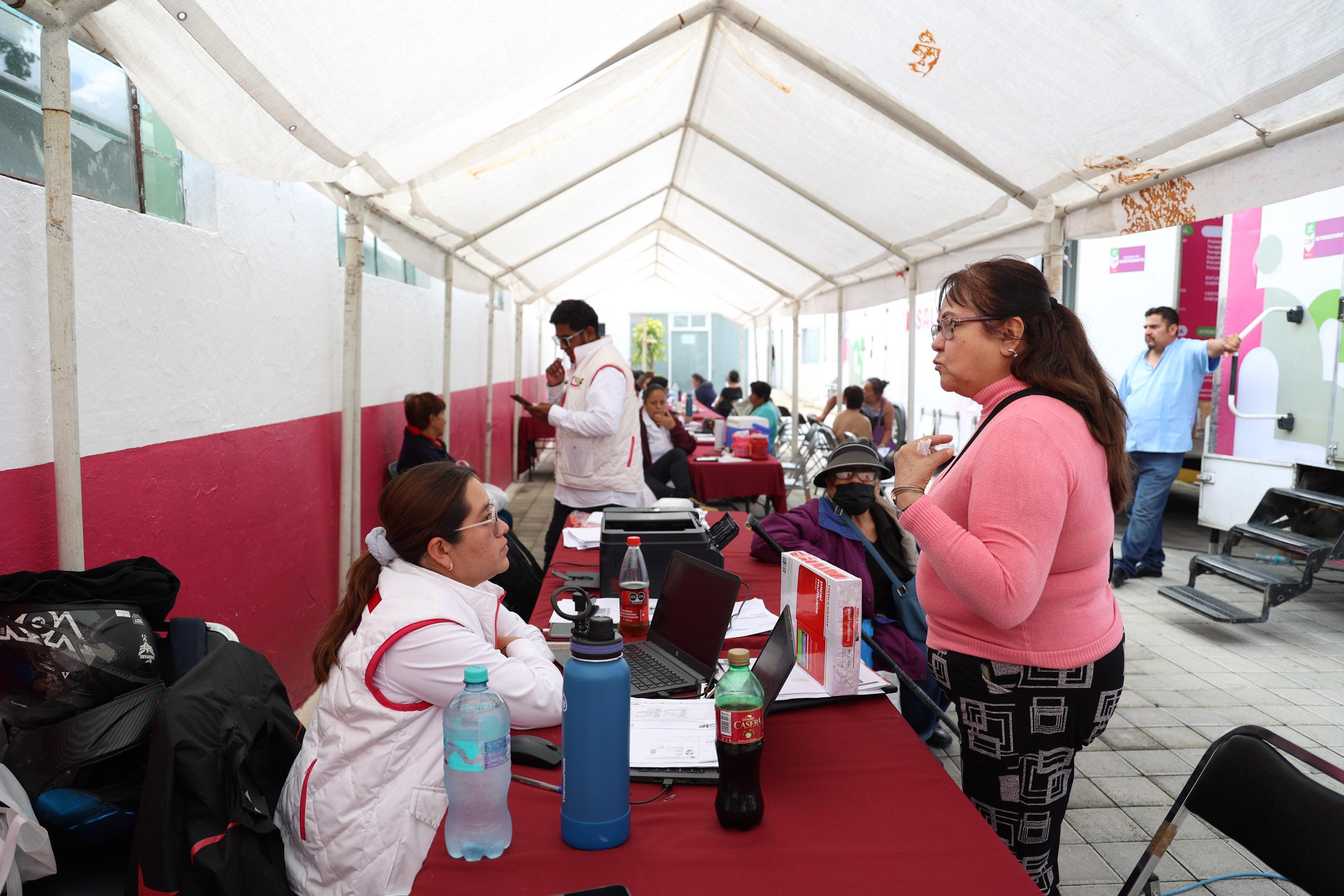 Jornada de Salud del DIF Municipal en San Baltazar Campeche.