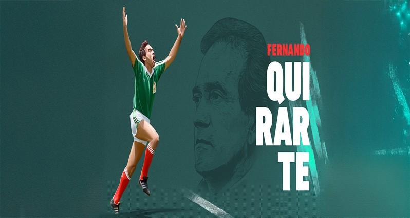 La Federación Mexicana de Futbol reconoce las grandes figuras del balompié nacional y rindió homenaje a Fernando Quirarte.