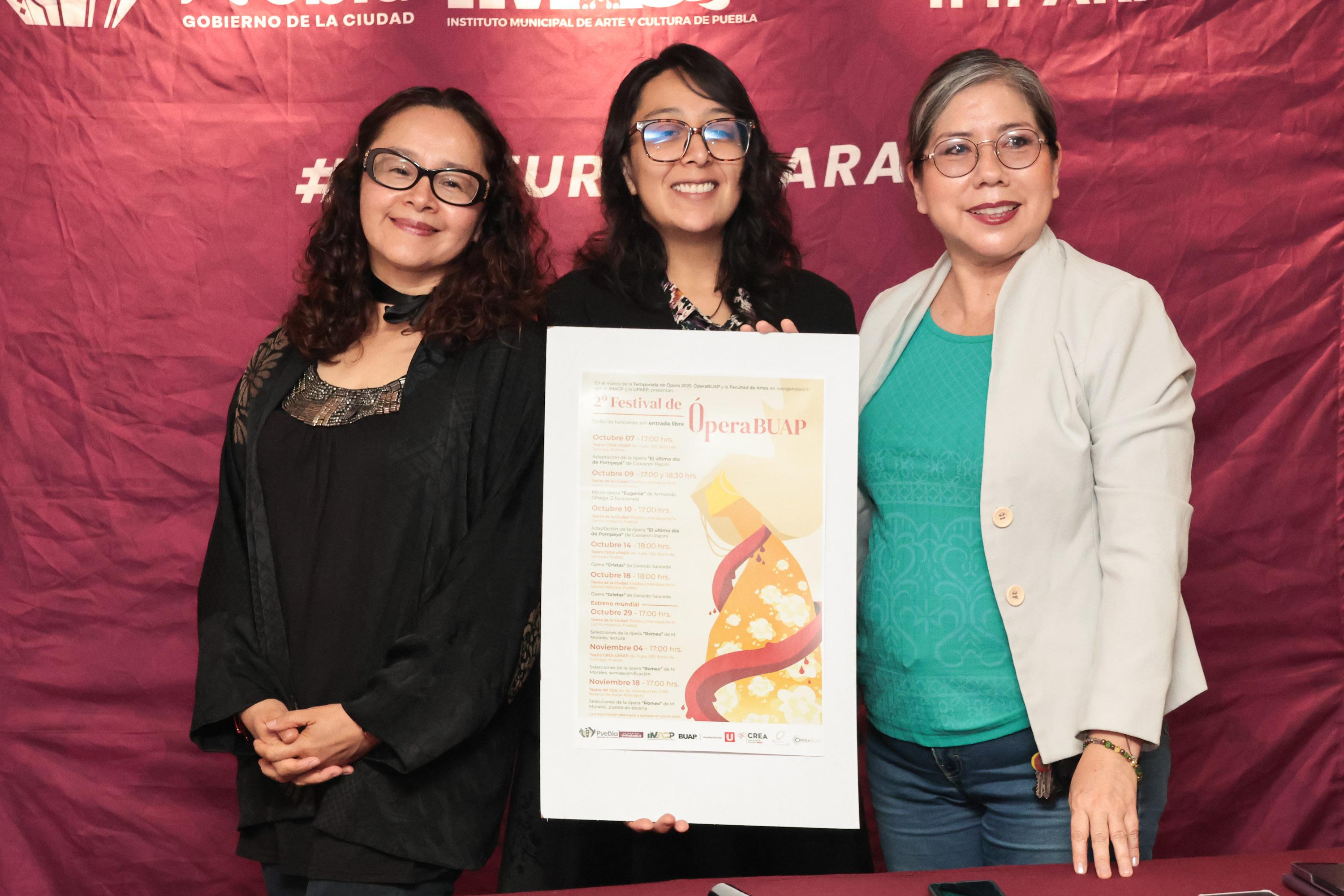 Del 7 de octubre al 18 de noviembre se llevará a cabo el Segundo Festival de Ópera BUAP.