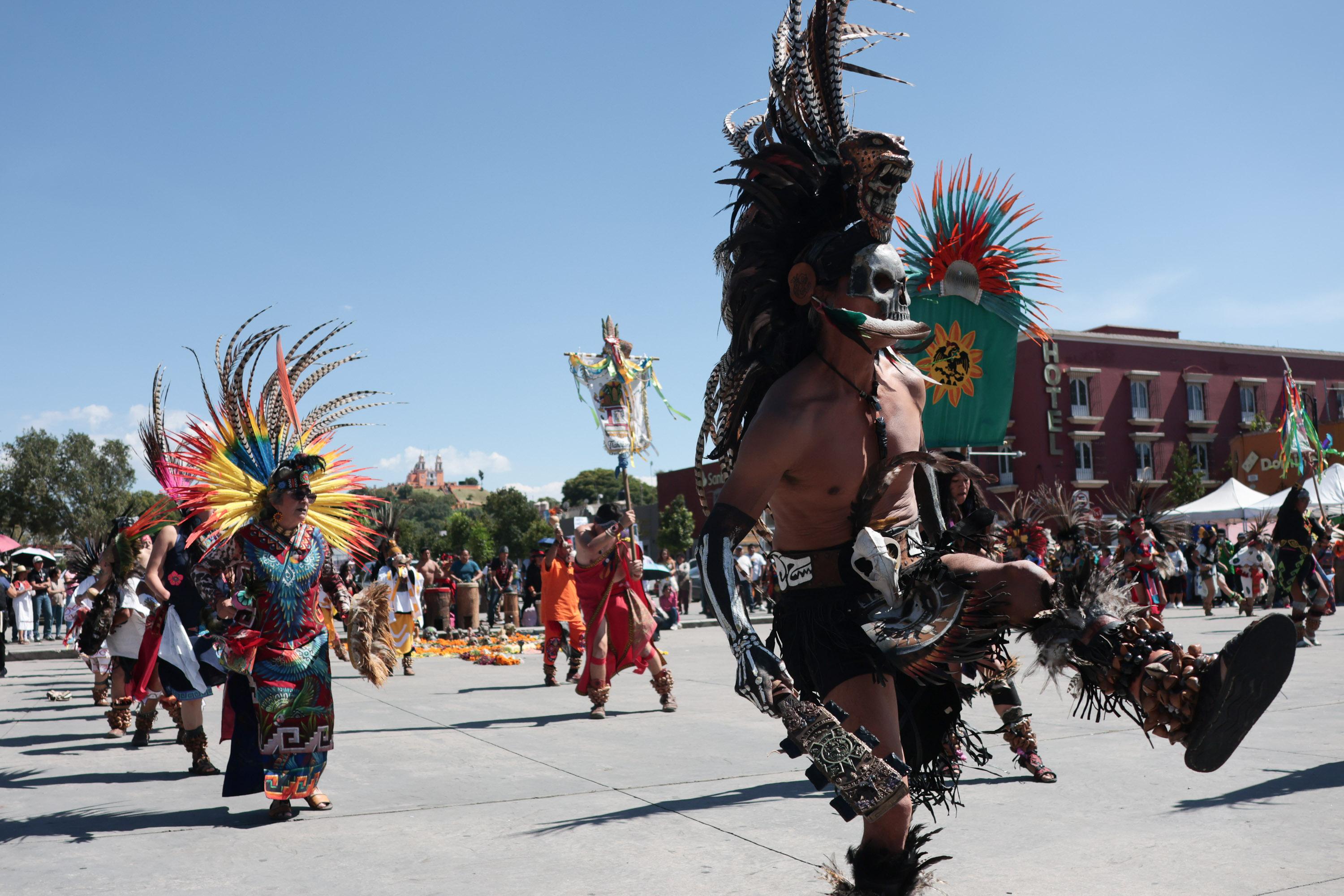 Ceremonia luctuosa por la Matanza de Cholula.