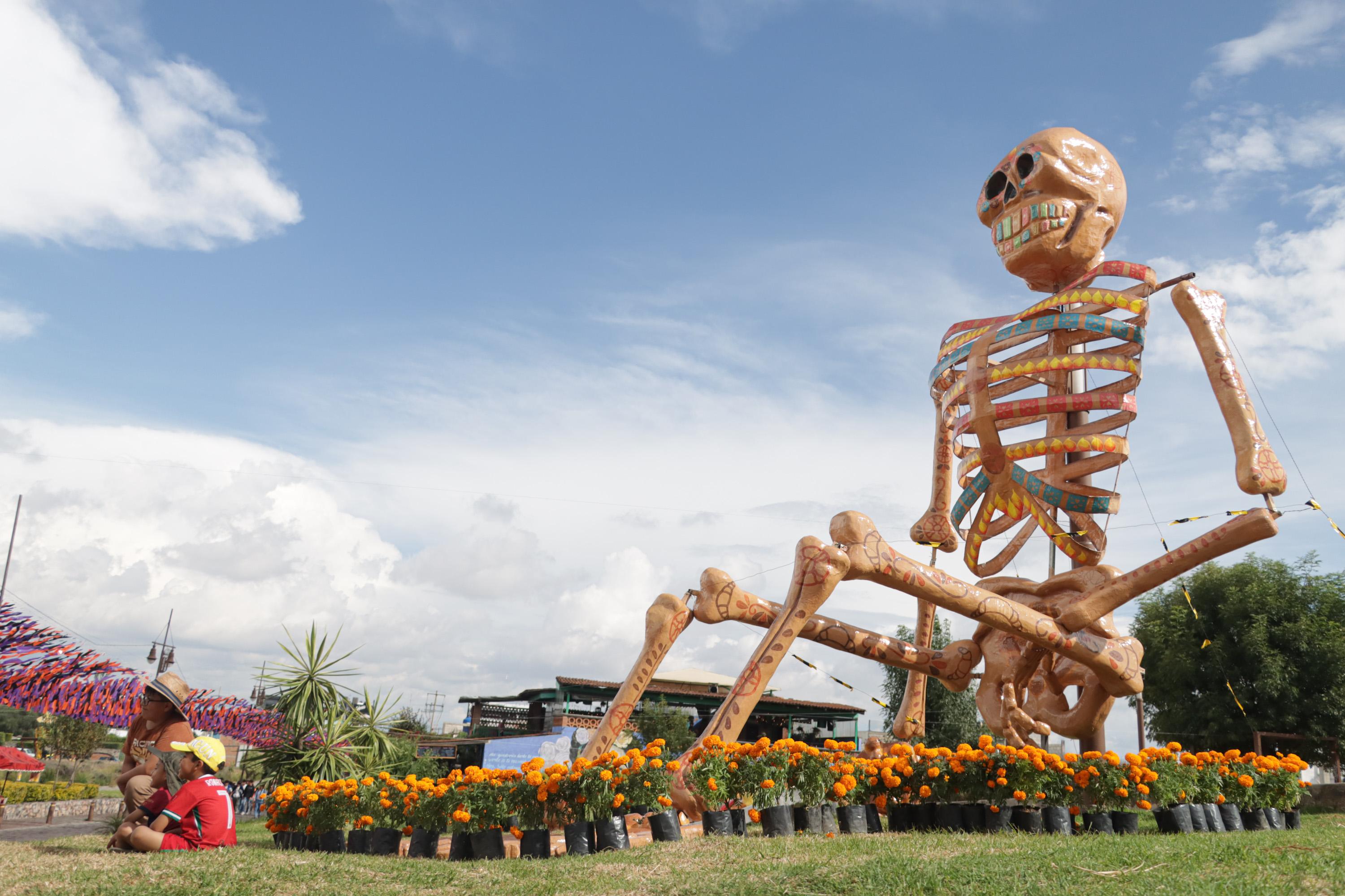 Listo el Festival Sendero al Mictlán en San Andrés Cholula, Puebla.