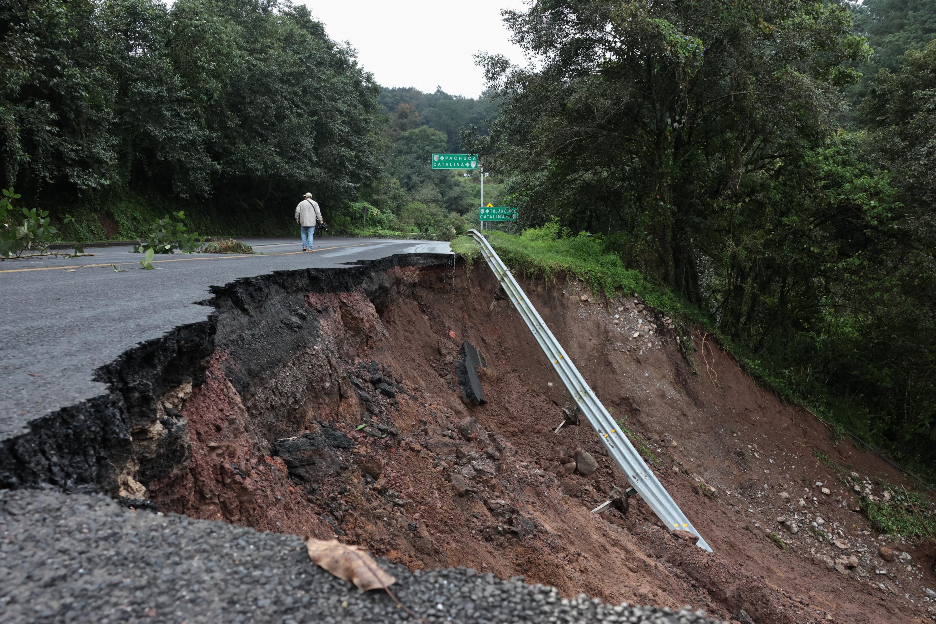 Cinco estados del país hay afectaciones por las lluvias.