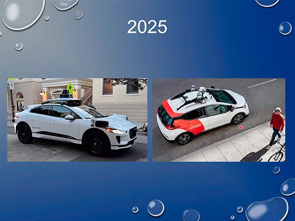 En Europa una unidad de vehículos autónomos debe circular con el conductor para que supervise el equipo automático.