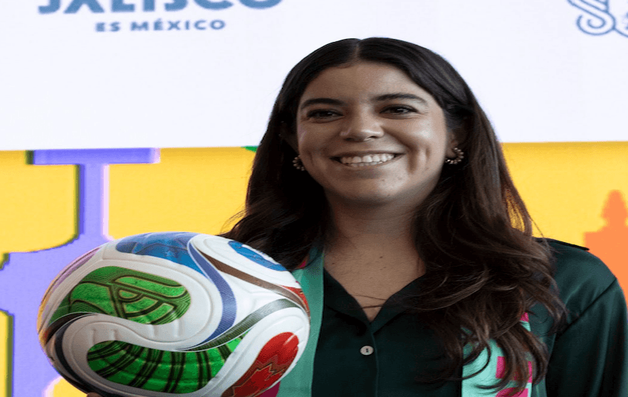 Alejandra Orozco fue presentada como embajadora de Jalisco para la Copa del Mundo de Futbol del 2026.