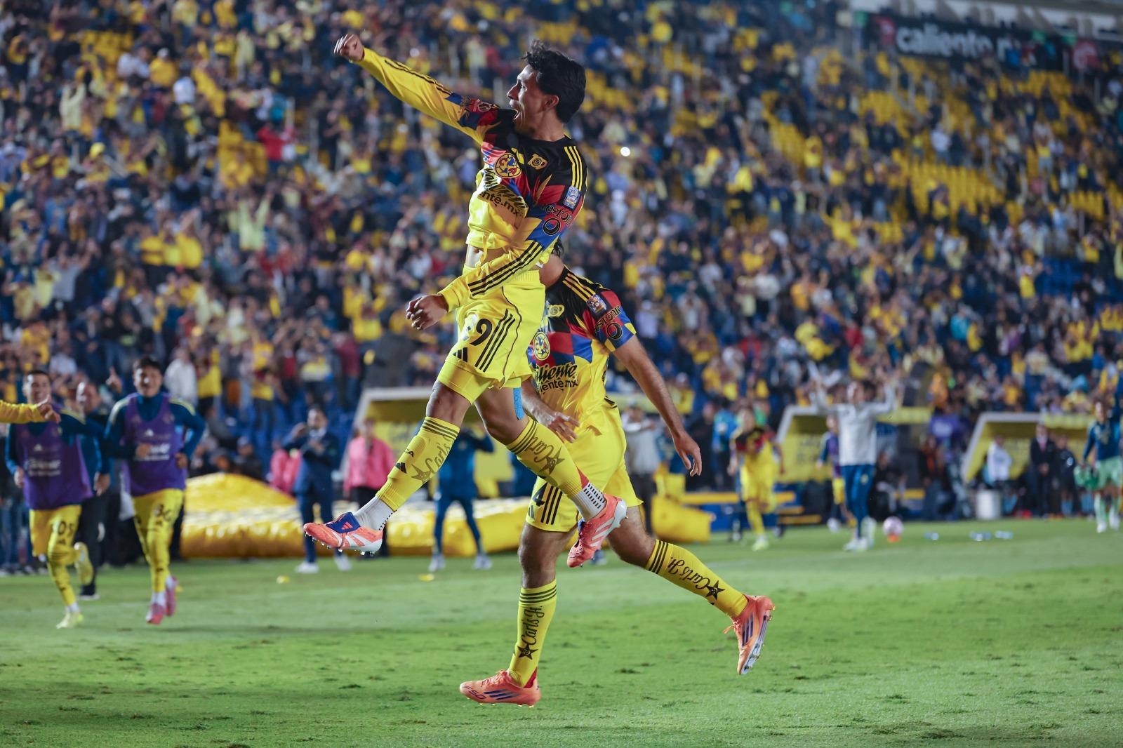 América anotó en el 90 (+7) y venció 2-1 al Puebla.
