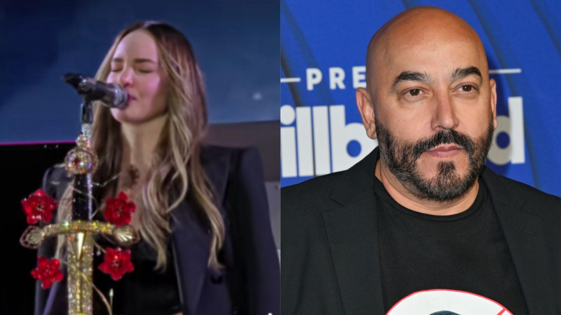 Por presunto acoso de Lupillo Rivera, Belinda rompe en llanto durante concierto