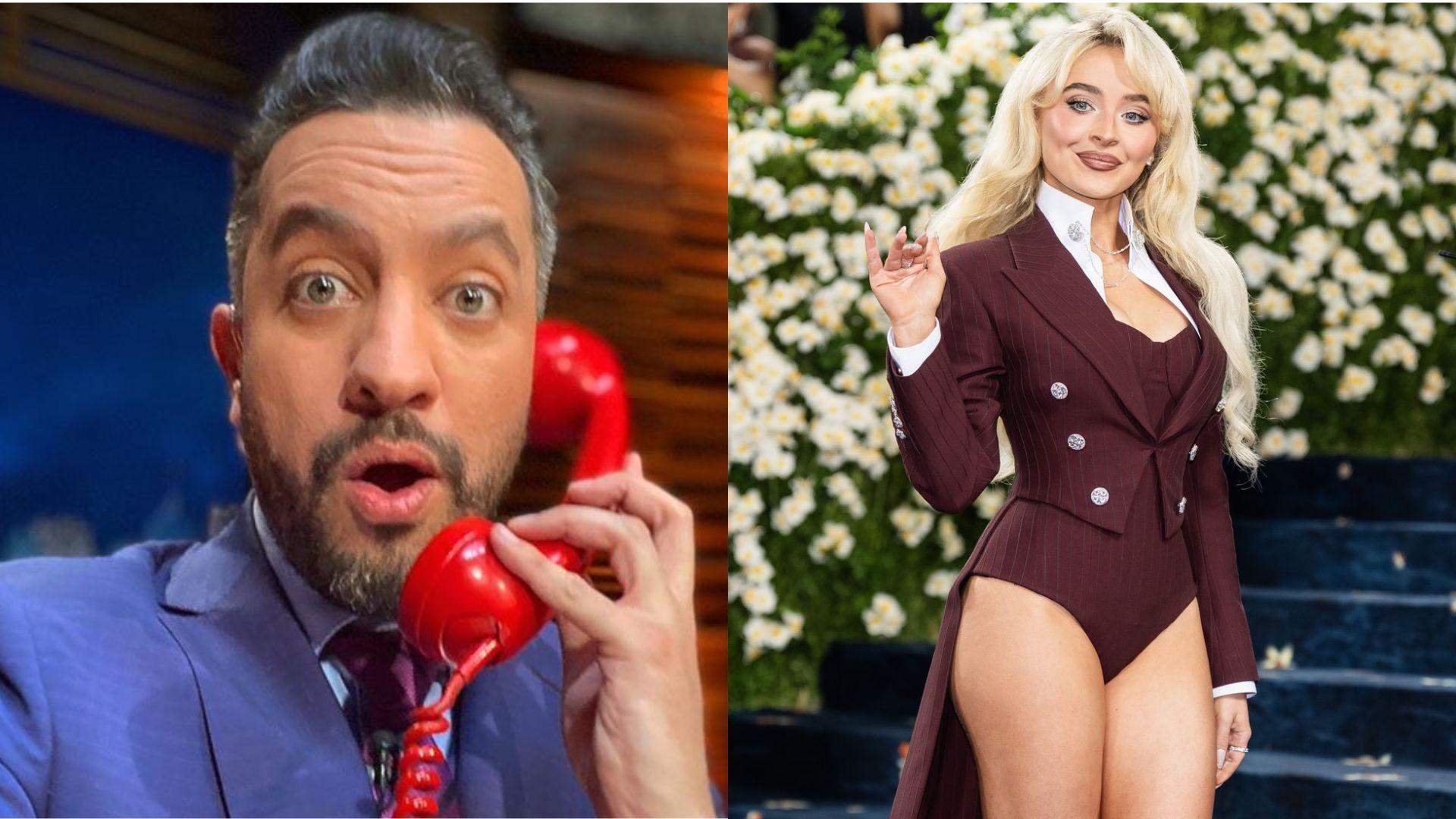 Chumel Torres recibe criticas tras pronunciarse en contra de Sabrina Carpenter