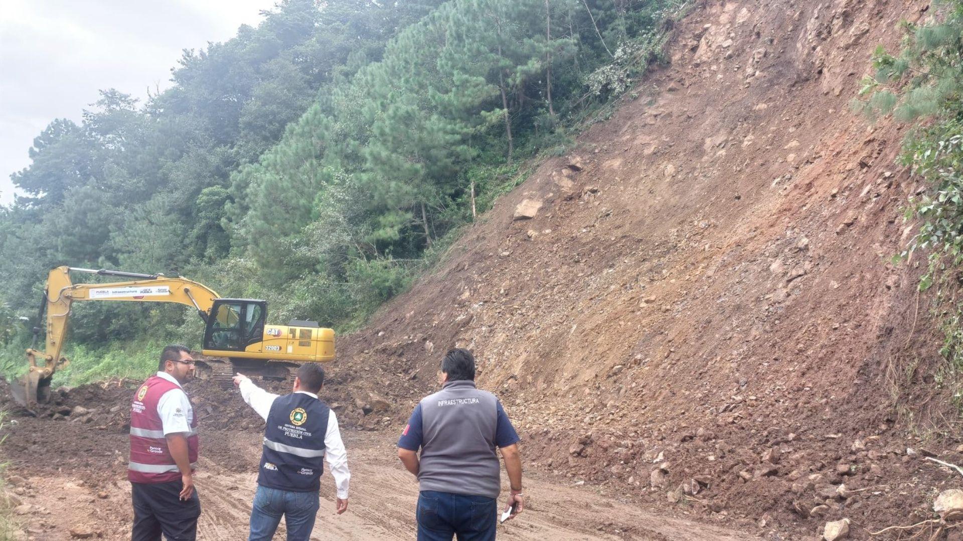 Reestablecen paso entre Xicotepec y Naupan