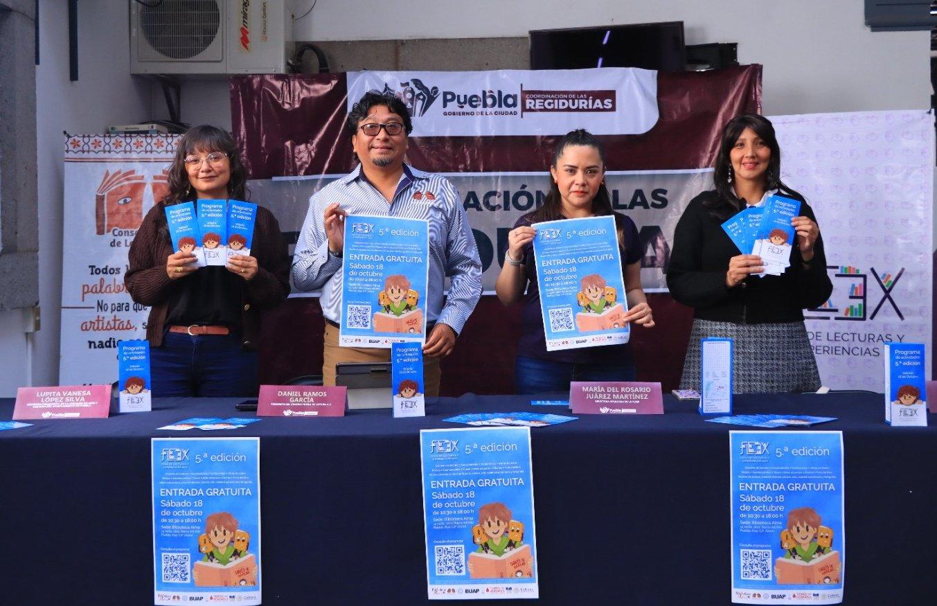 Invitan a la población a la quinta edición del Festival de Lectura y Experiencias (FLEEX) 2025.