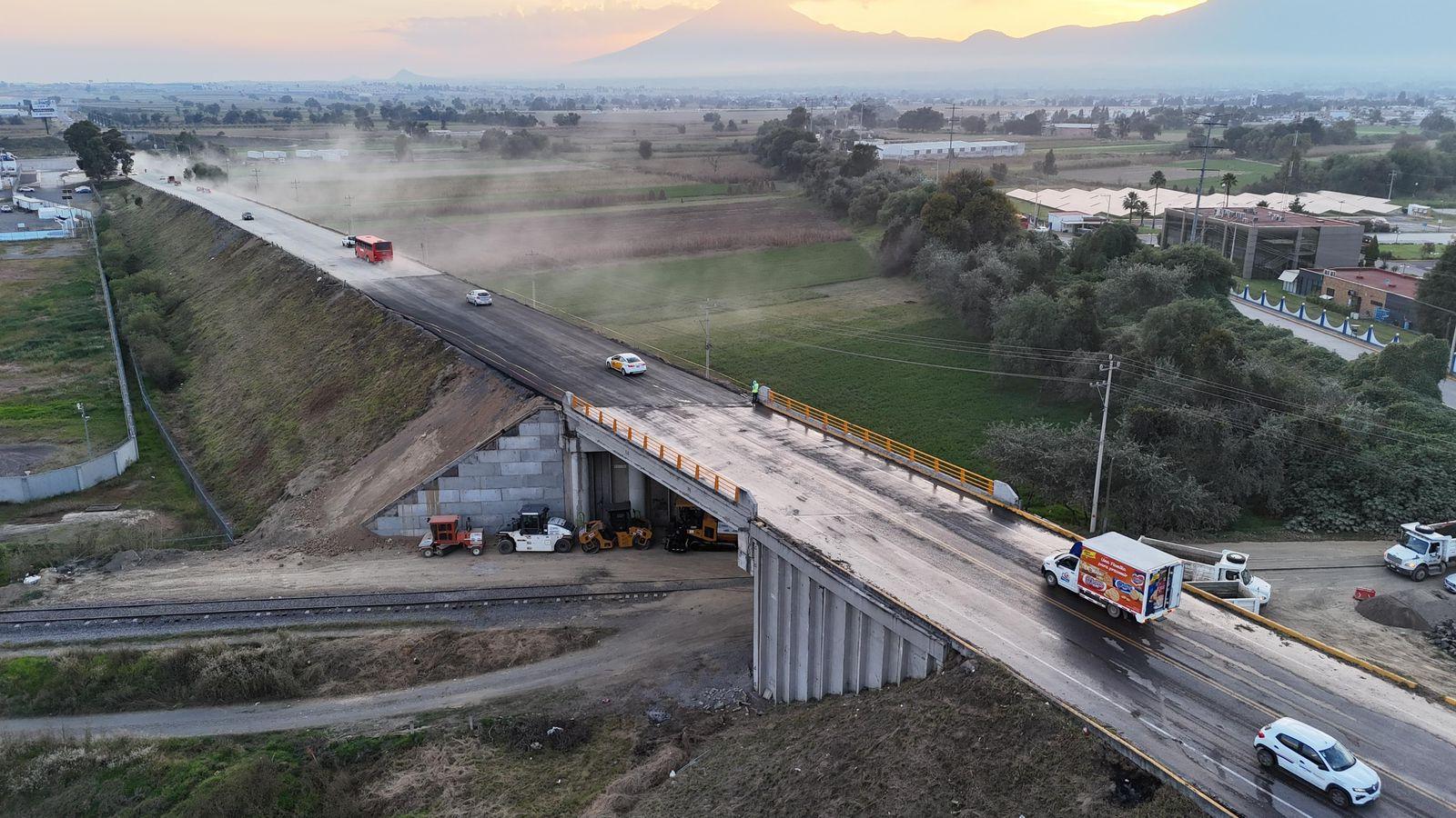 Queda reabierto a la circulación vehicular el bulevar Aeropuerto de Huejotzingo, por lo que ya hay acceso desde la autopista México-Puebla.