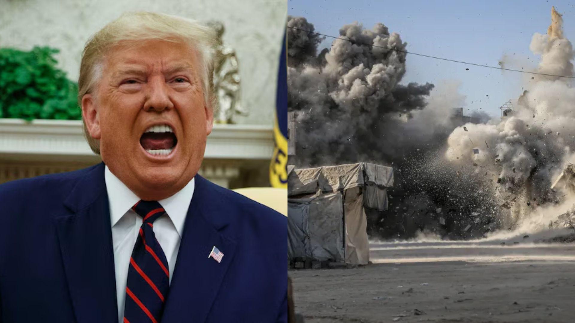 A días de que inicio el cese al fuego, Trump amenaza con otro conflicto en Gaza  