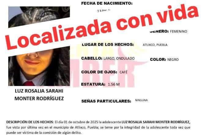 localizada con vida