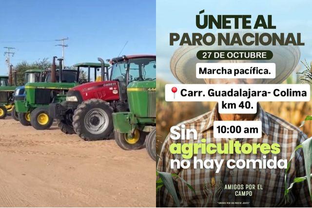 paro de agricultores
