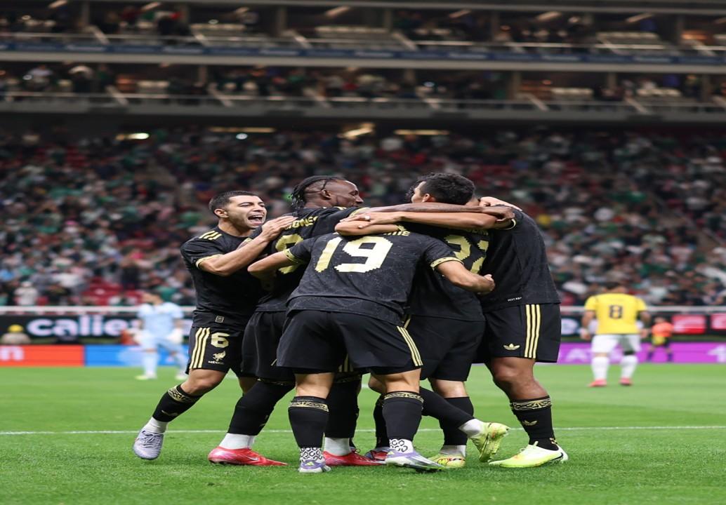 México empató a un gol con Ecuador.