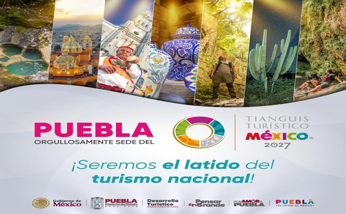 Puebla fue elegida como sede del Tianguis Turístico 2027, el encuentro más relevante del sector a nivel nacional.