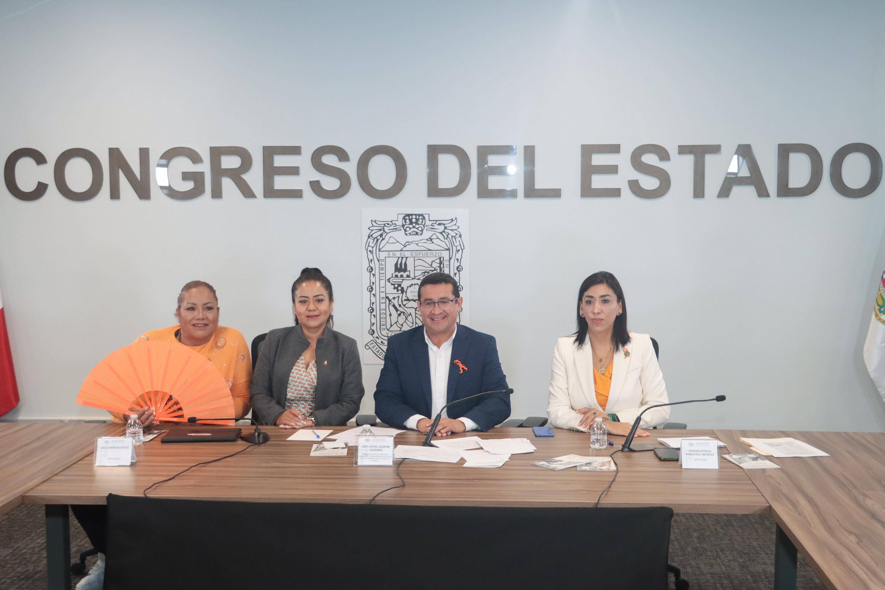 Día Naranja, Congreso de Puebla impulsará acciones para prevenir la violencia contra la mujer.
