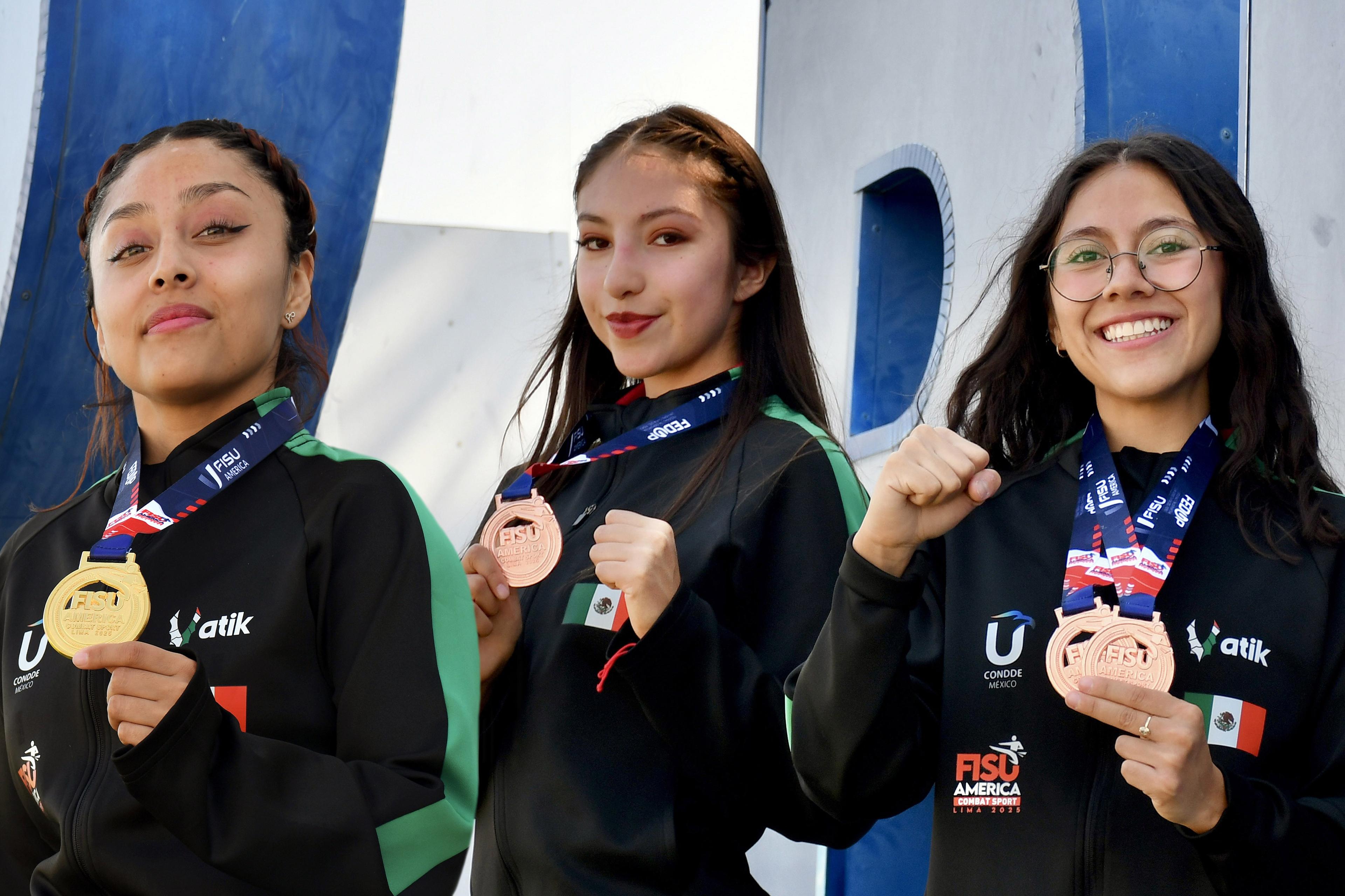 Un oro y tres bronces ganan estudiantes BUAP en los FISU AMERICA Combat Sport.