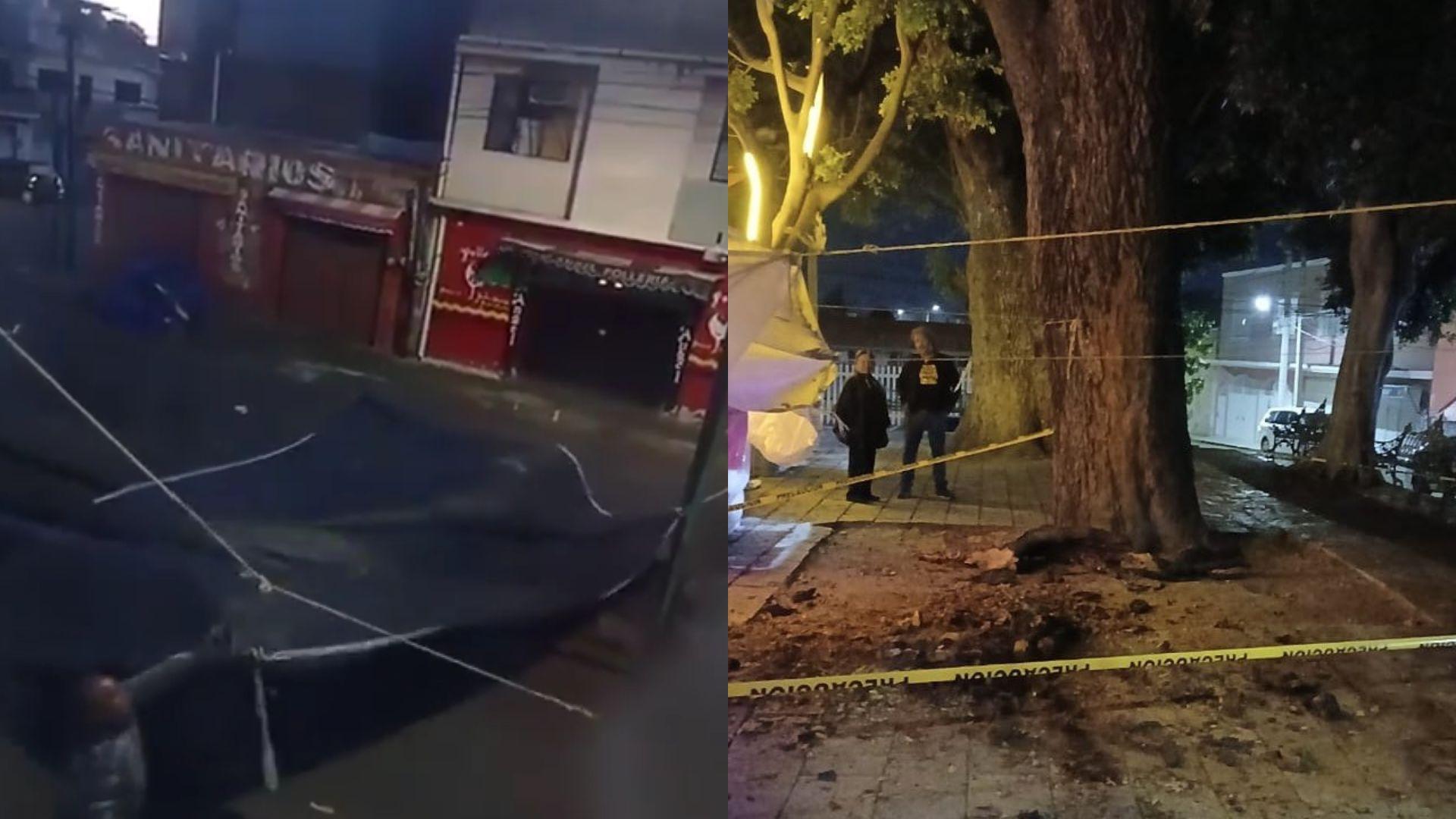 Por fuertes vientos en Atlixco, comerciantes tuvieron problemas al instalarse