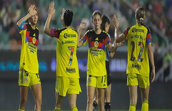 En el estadio El Encanto, América cerró la temporada regular goleando 5-1 a Mazatlán.