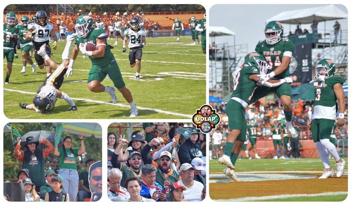 Aztecas de la Udlap ganaron 59-20 a los Zorros Cetys y con ello asegurar su lugar dentro de los playoffs de la ONEFA.