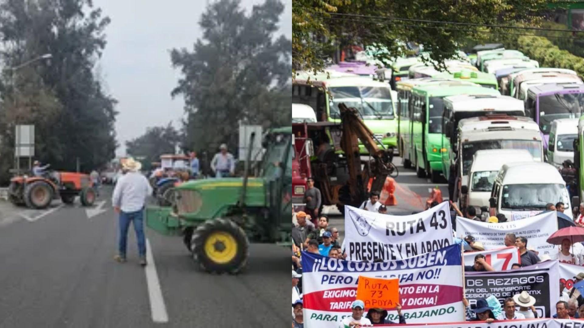 Segob critico los bloqueos de campesinos y transportistas en 29 carreteras