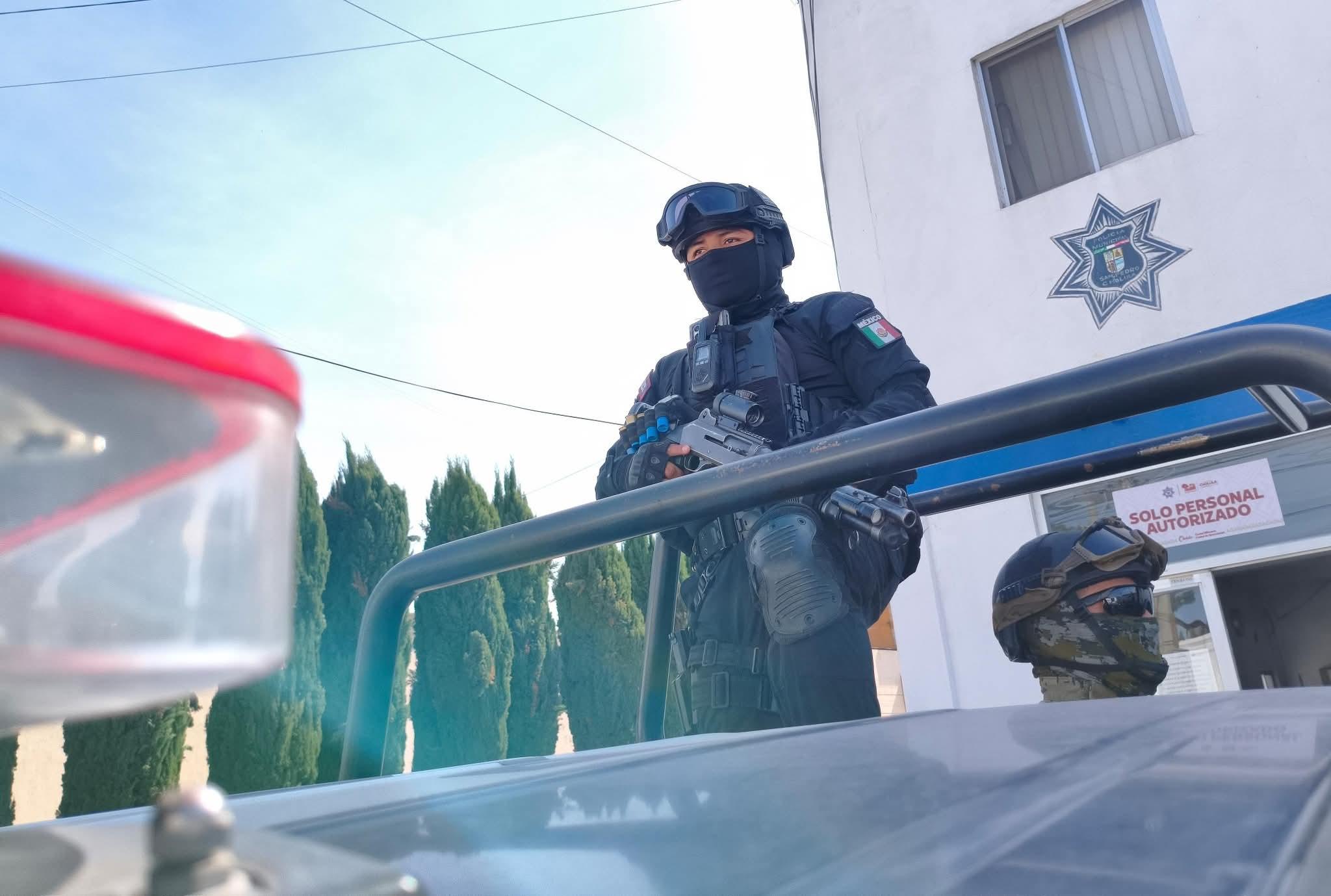 Garantizada la seguridad en el municipio de San Pedro Cholula por El Buen Fin 2025.