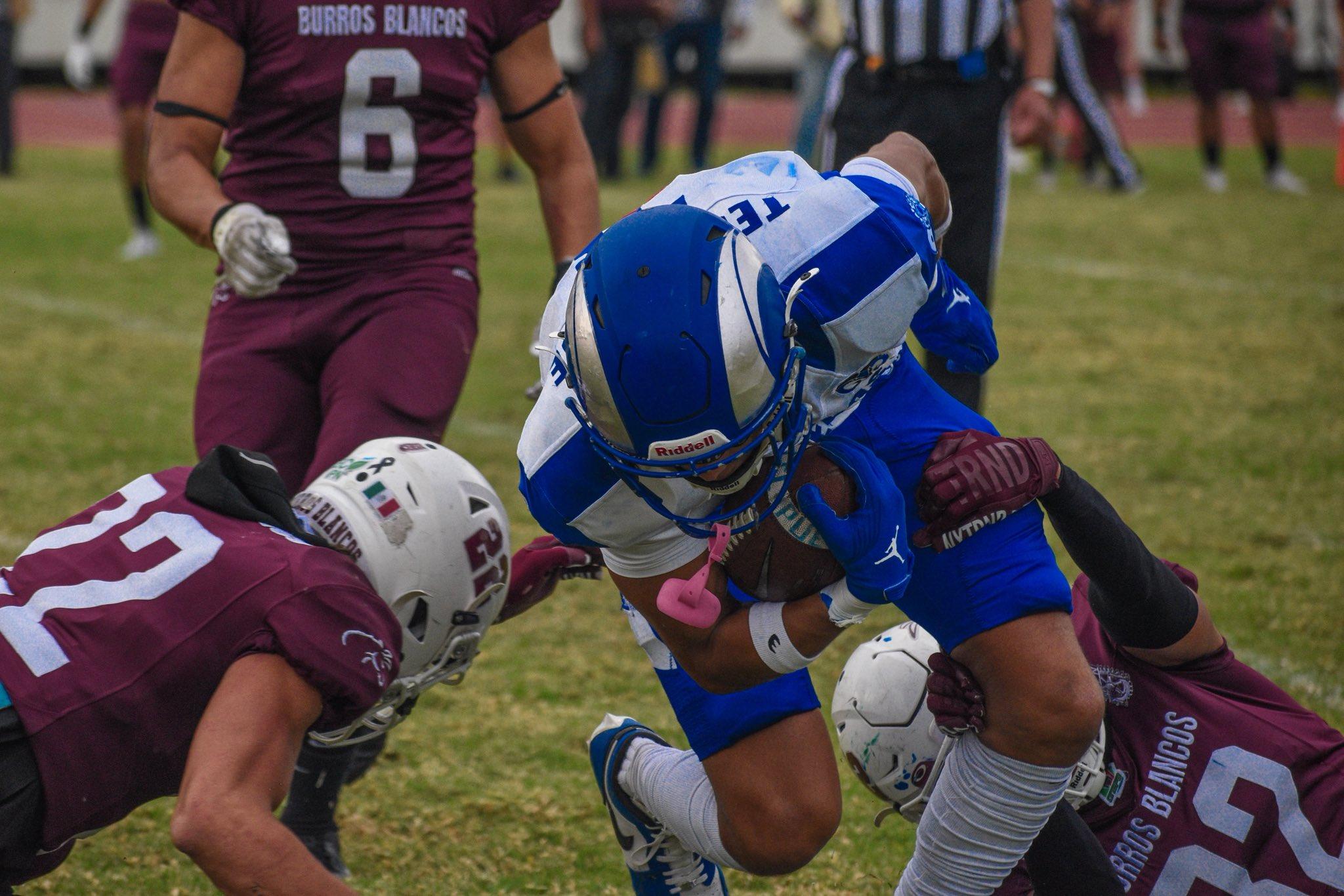 Borregos Puebla derrotó 42-7 a Burros Blancos del IPN.