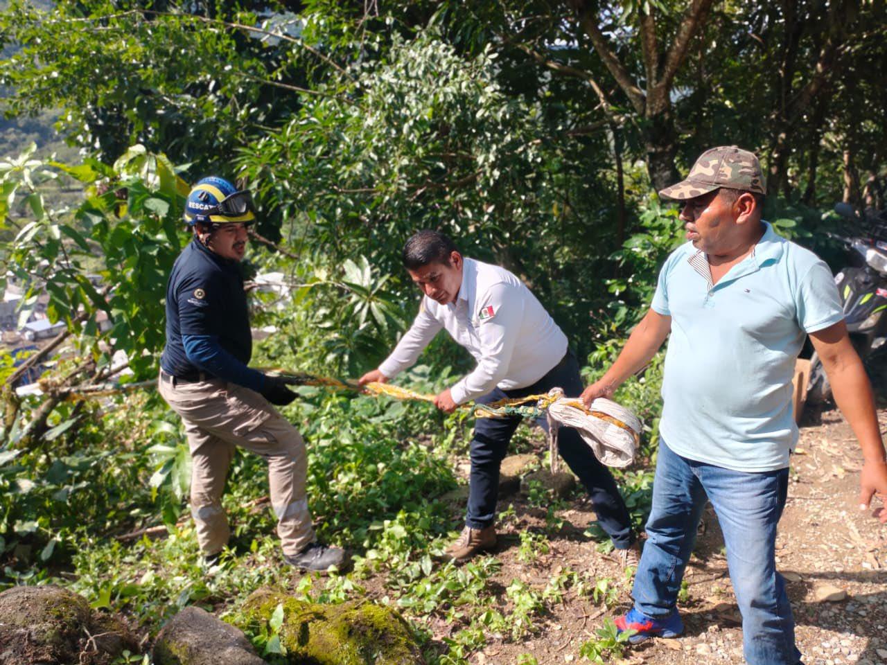 Protección Civil de Puebla mantiene acciones en Jopala.