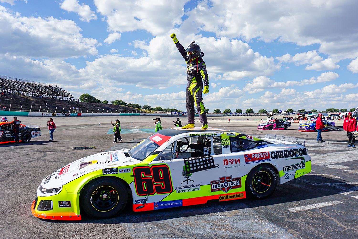 Germán Quiroga arriba a Puebla con aspiraciones al título en la NASCAR México Series.