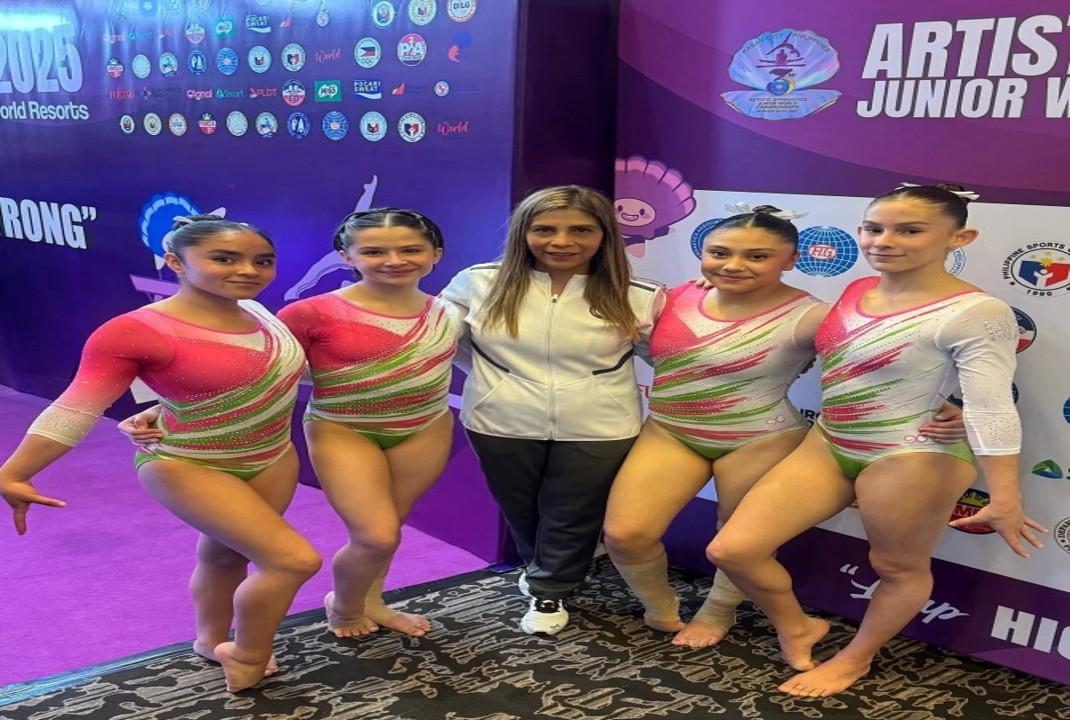 Histórica actuación de gimnastas mexicanas en el Mundial de Filipinas.