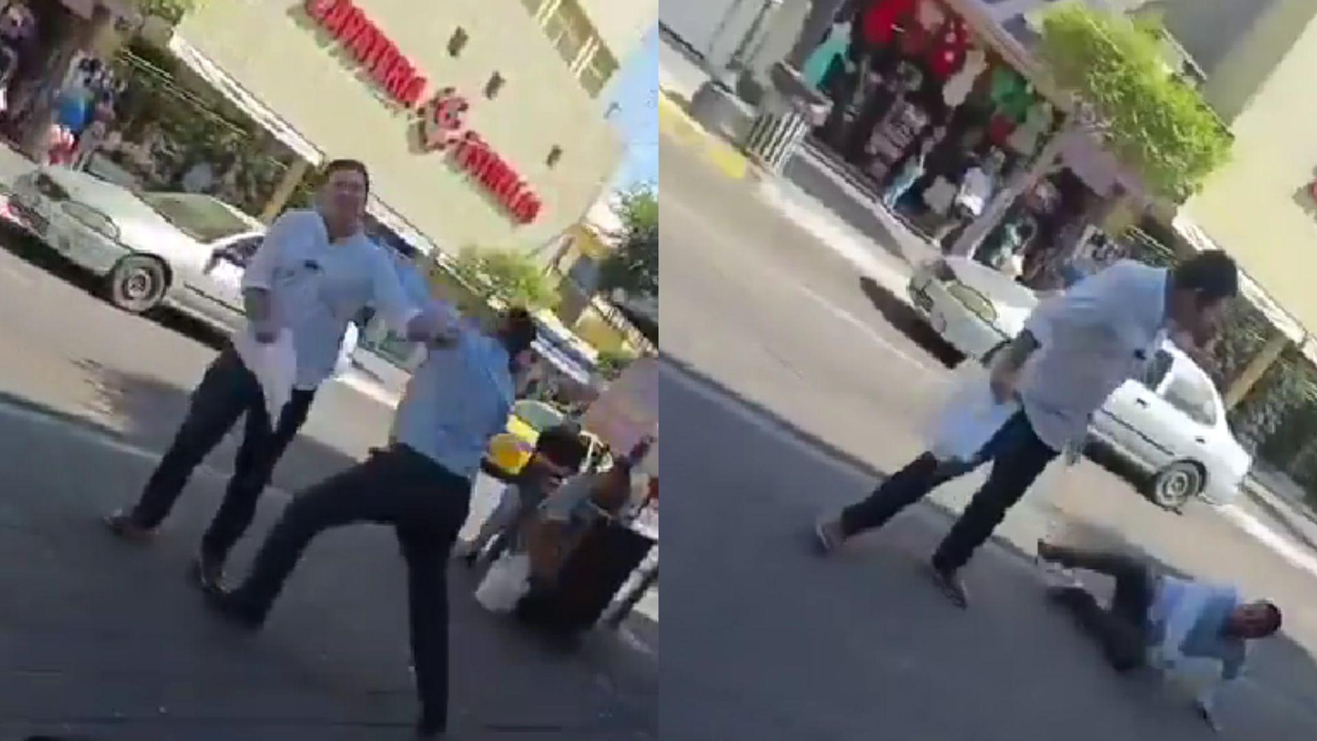 Se viraliza video de un funcionario de Colima peleando con diputado federal
