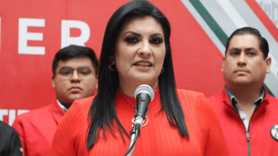 Secretaria general del CDE del Partido Revolucionario Institucional (PRI) en el estado de Puebla, Delfina Pozos Vergara.