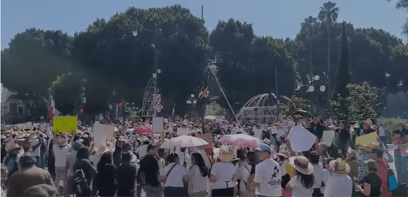 Marcha de la Generación Z en Puebla.