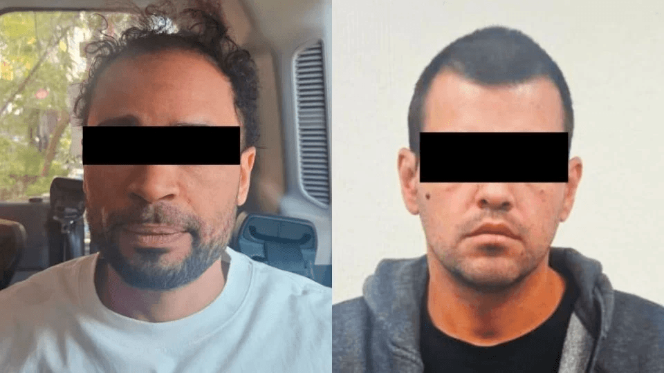 Pablo "N" y Emilio "N", dos fugitivos que son buscados en Estados Unidos fueron detenidos en la Ciudad de México.