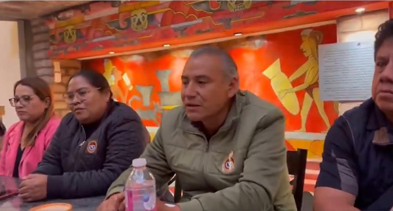 Delegado de la CTM, Miguel Soto Martínez, informa que integrantes del Catem y Escobedo están frenando obras que en San Pedro Cholula.