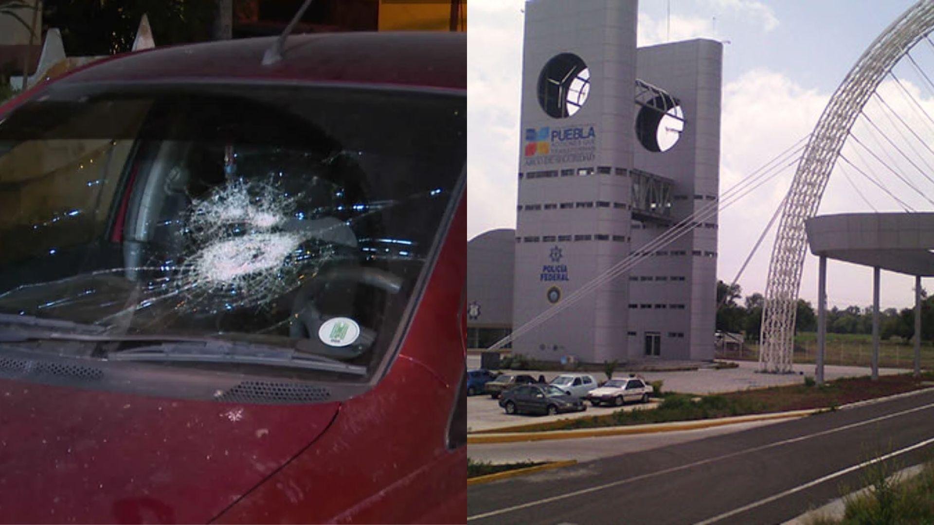 Mujer fue apedreada en el Arco Poniente de Huejotzingo durante asalto fallido 