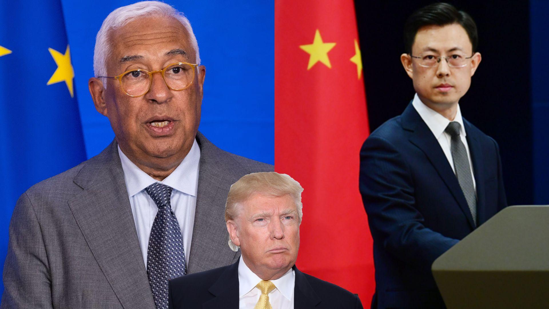 Europa y China le exigieron a Trump no intentar socavar su soberanía política    