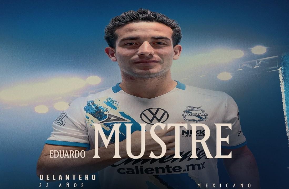 El Club Puebla confirma la incorporación del delantero mexicano, Eduardo Mustre.