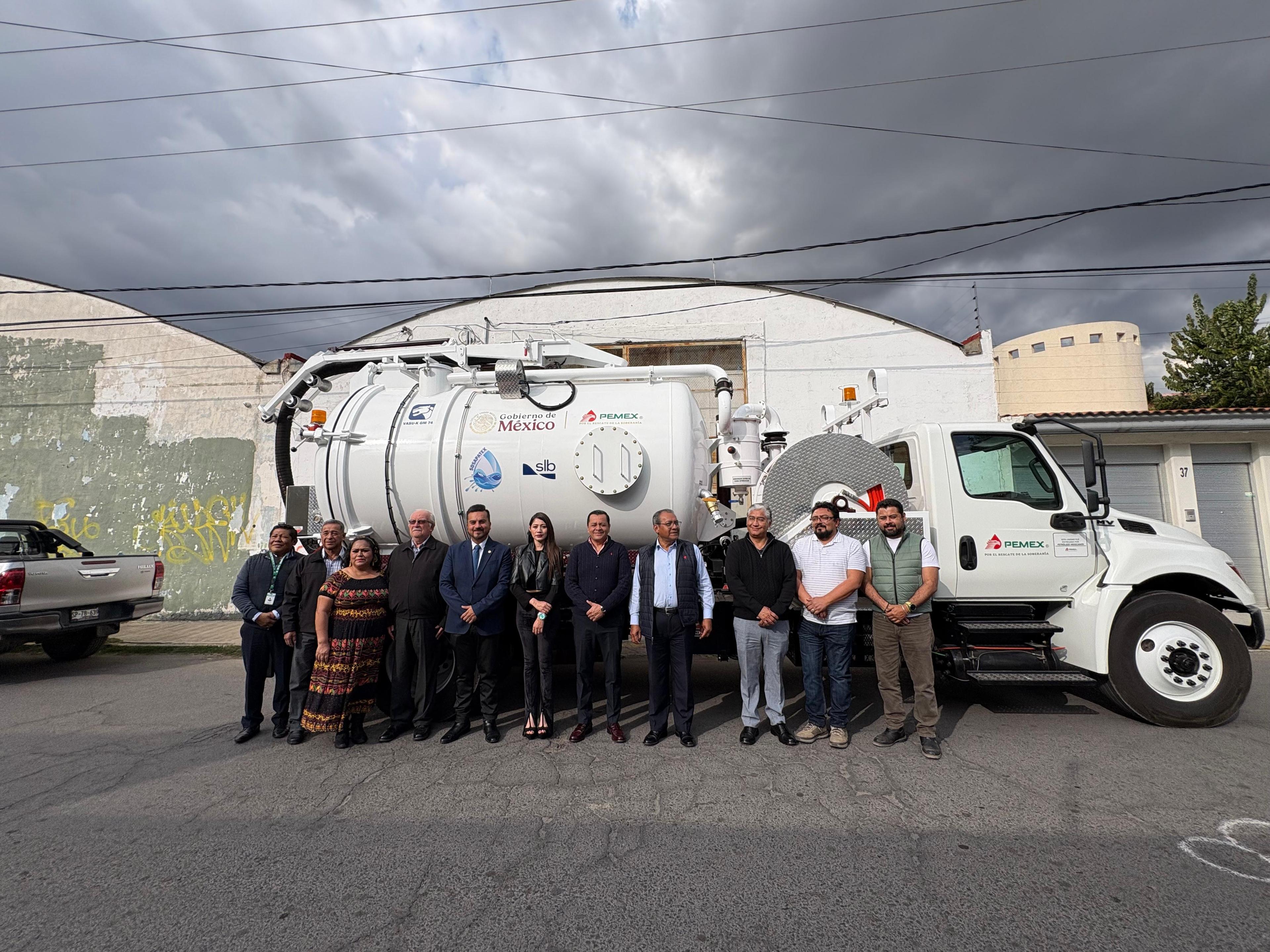 camión desasolve-Texmelucan