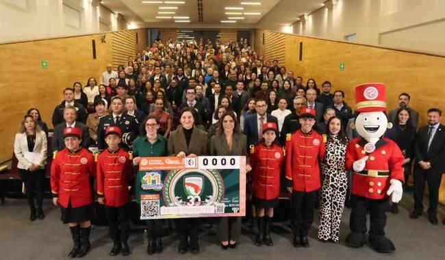 Tres décadas del Sistema Nacional de Seguridad Pública celebrados en Billete Conmemorativo de Lotería Nacional.