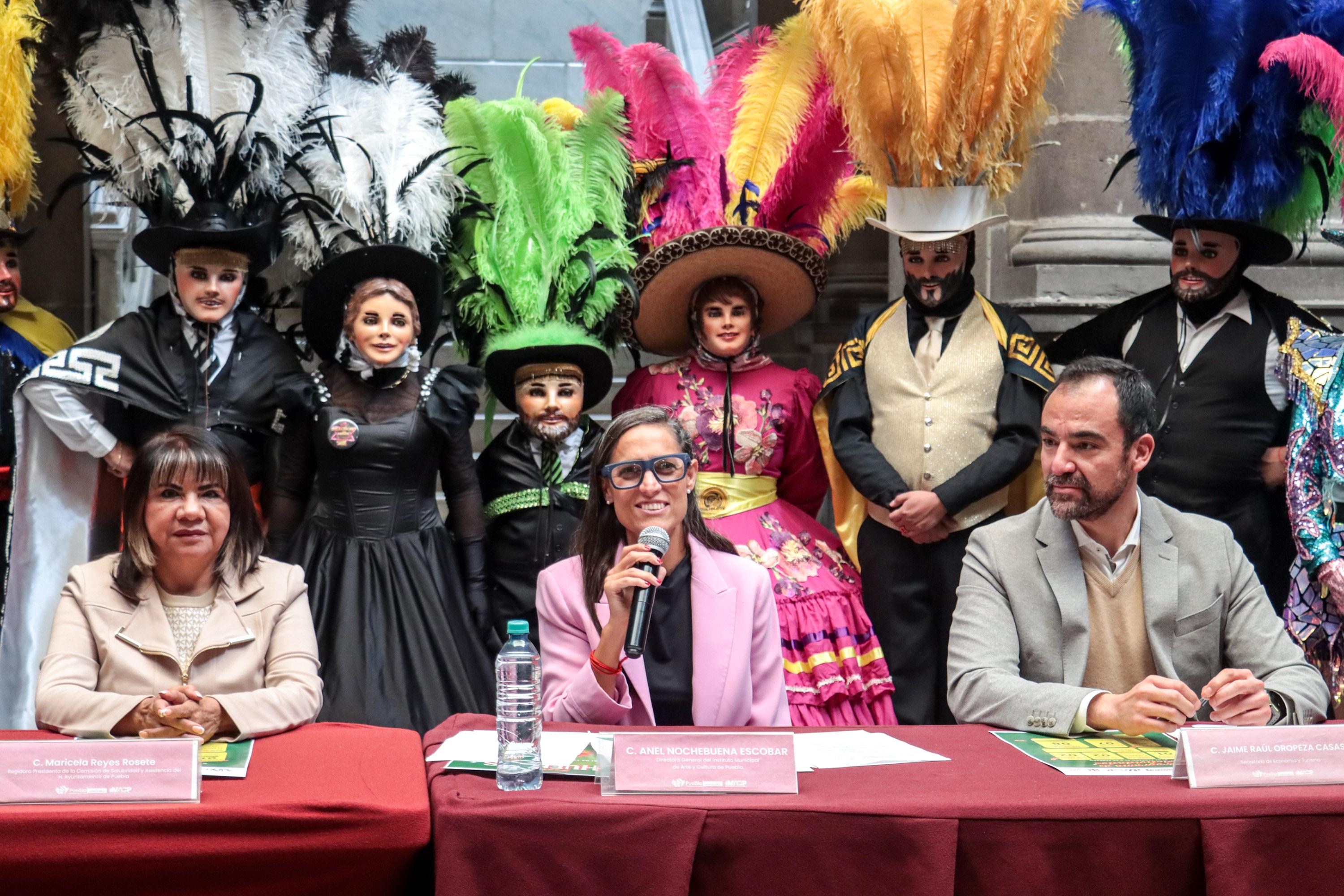 Ayuntamiento de Puebla cerrará Festival de Huehues con un desfile.