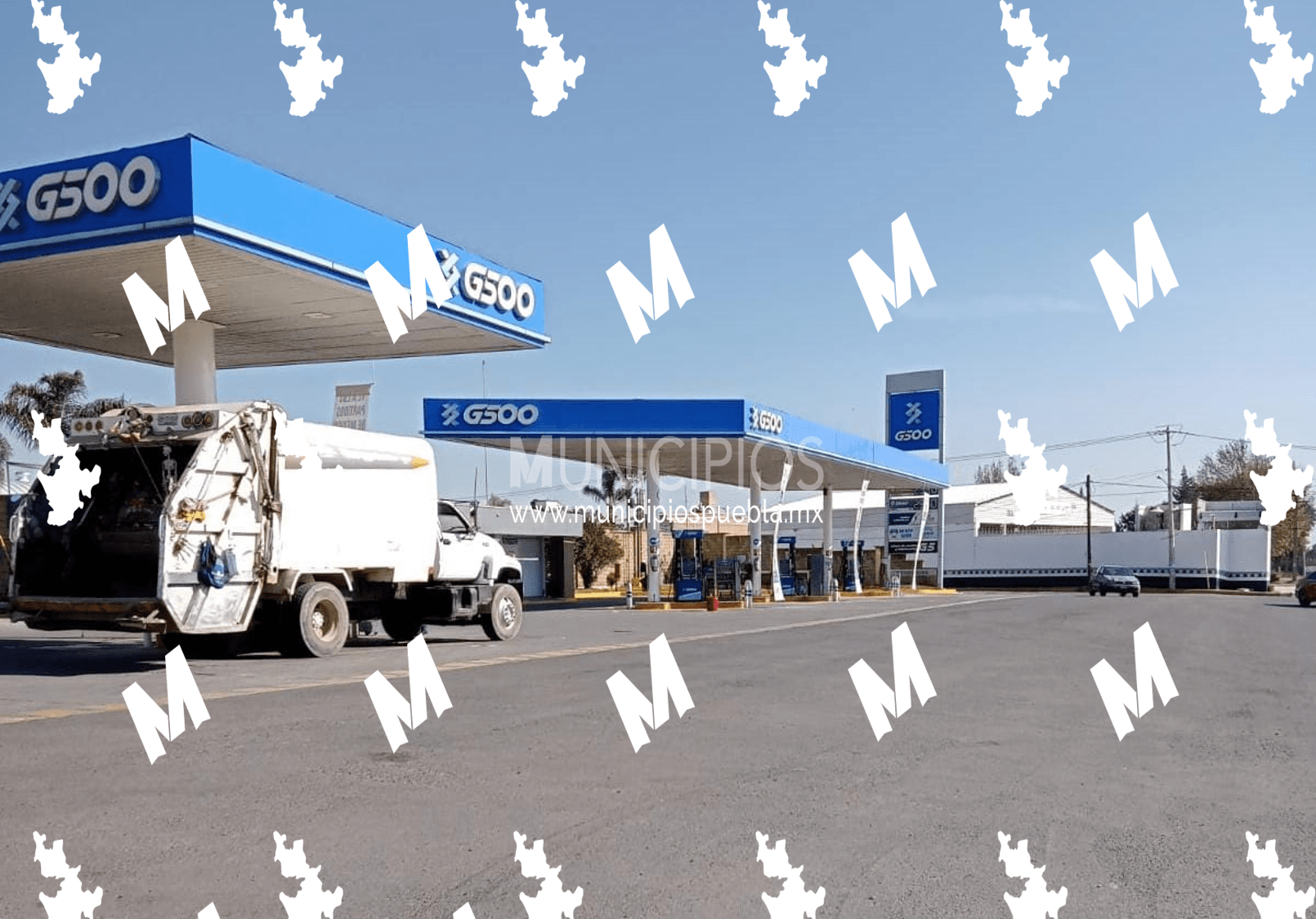 Sujetos desconocidos huyen sin pagar gasolina en San Martín Texmelucan.