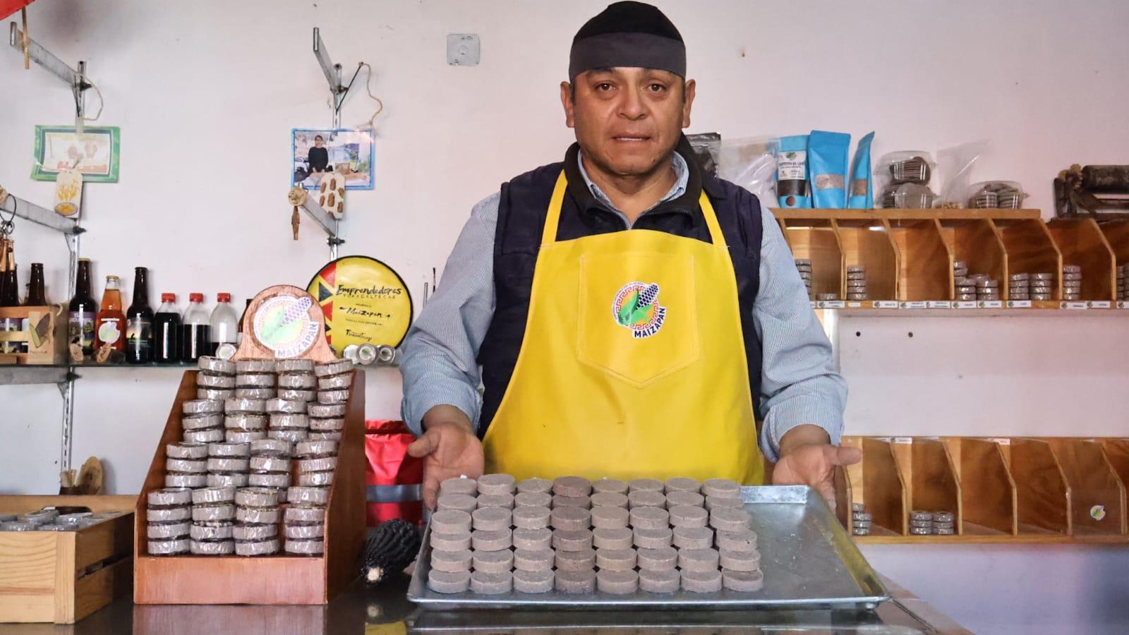 Maizapan, donde la tradición del maíz azul se vuelve una propuesta innovadora en Tlaxco, Tlaxcala.