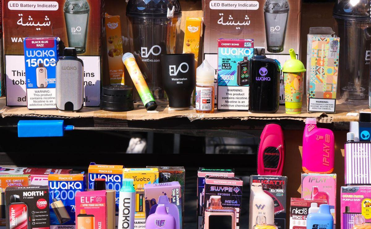 Fueron decomisados en la Ciudad de México (CDMX) un total de 50 mil vapeadores.