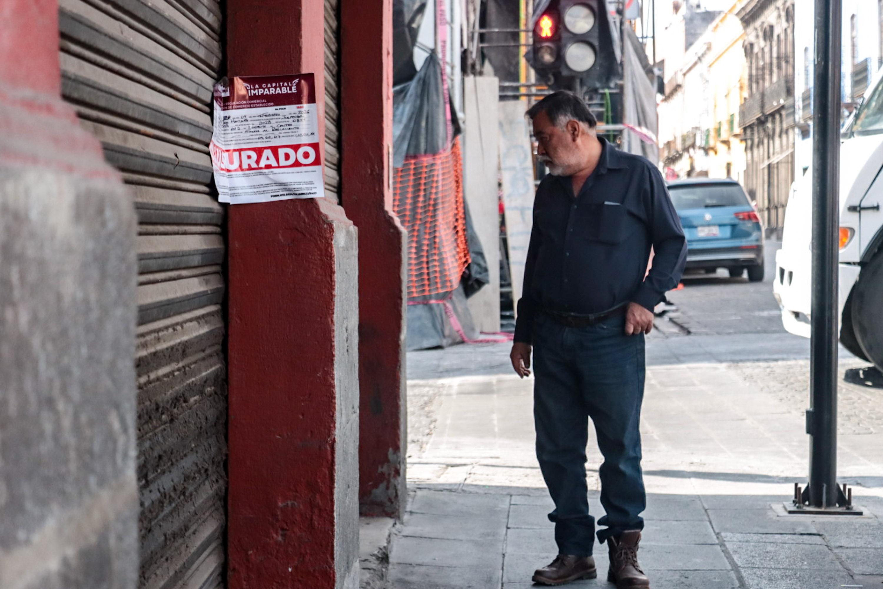 Clausuran restaurante El Alfeñique en el Centro Histórico de Puebla.